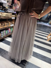 Lecoco - Vera skirt - Taupe