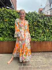 Qnuz - Mix dress - Orange