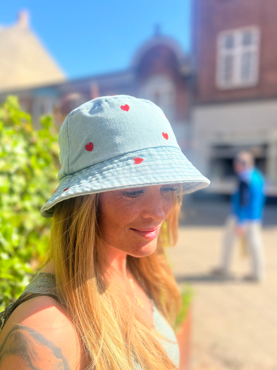 Qnuz - Heart hat denim
