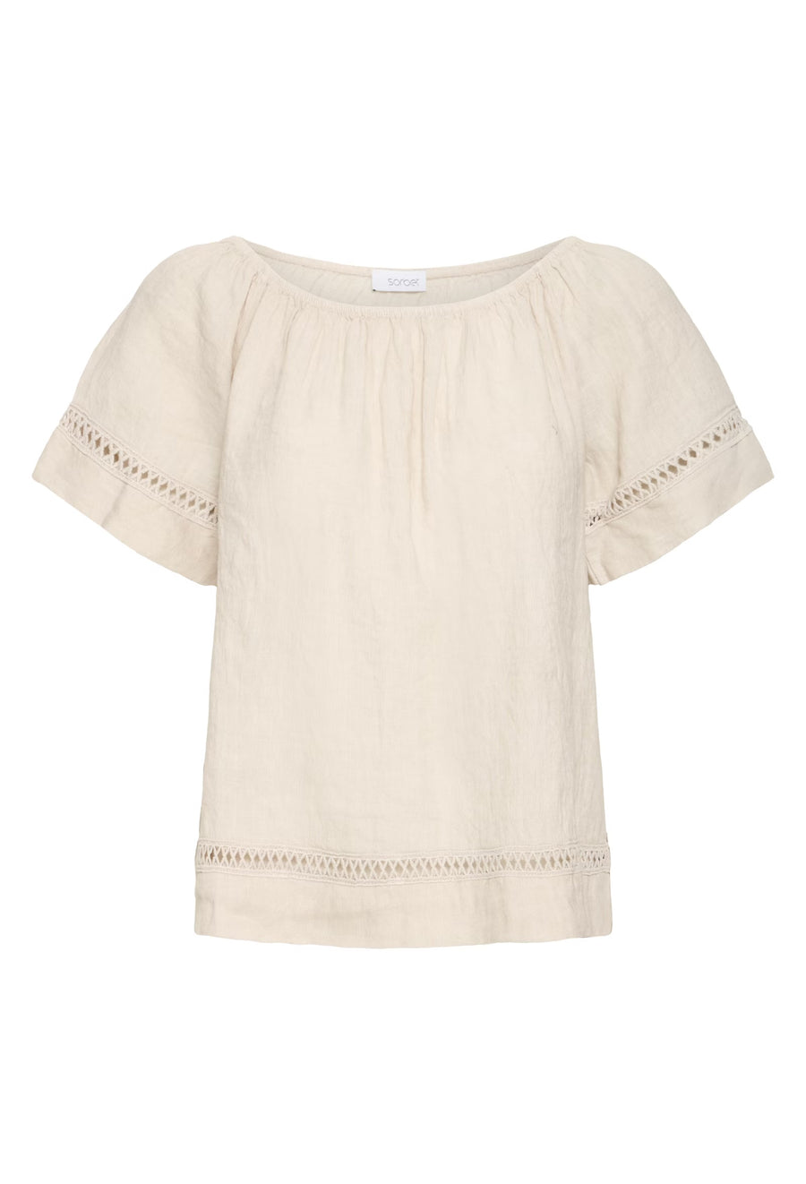 Sorbet - Fontanelle bluse - sand