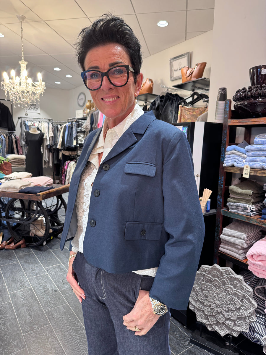 La Rouge - Cara Blazer - Dark Navy
