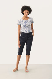 Part Two - Renata Pirate Capri - Dark navy