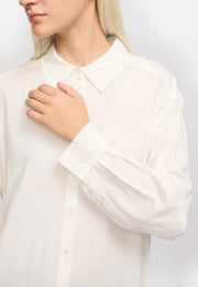 Soft Rebels - Freedom long shirt - hvid