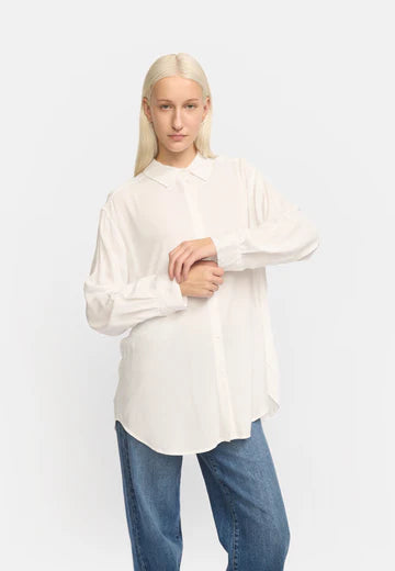 Soft Rebels - Freedom long shirt - hvid