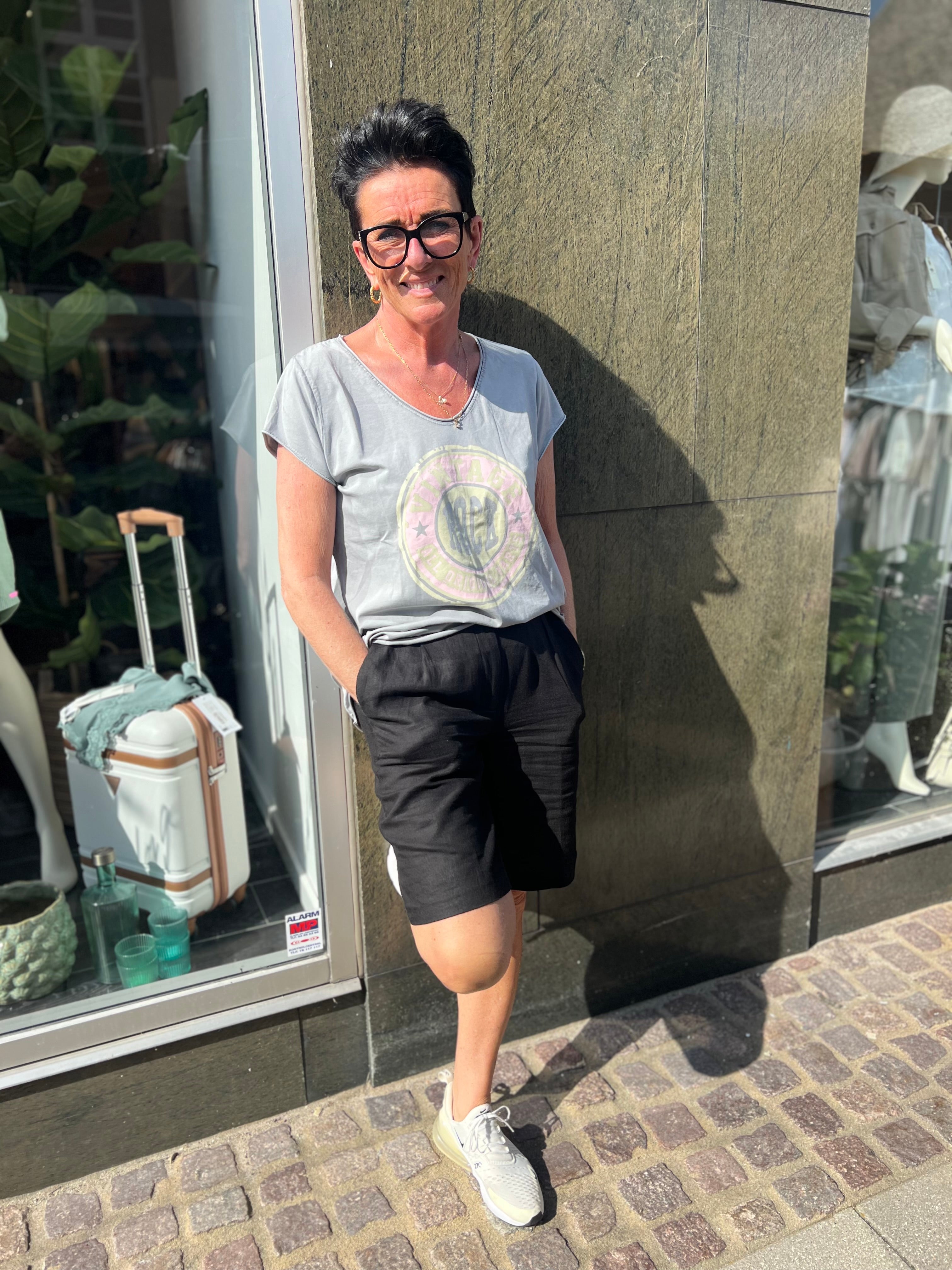 CostaMani - Vintage tee - grå