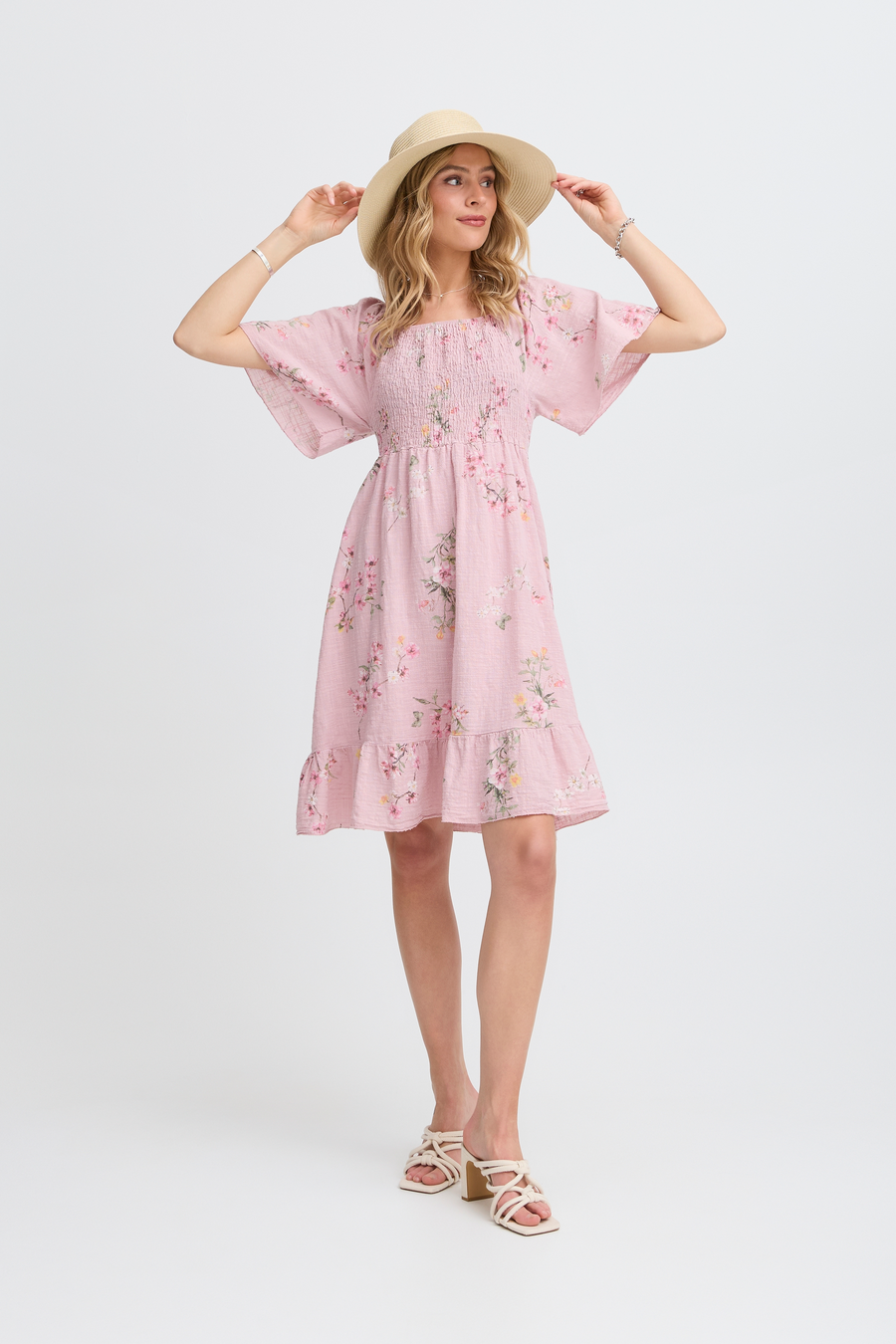 Sorbet - Alexa Short dress - Rose