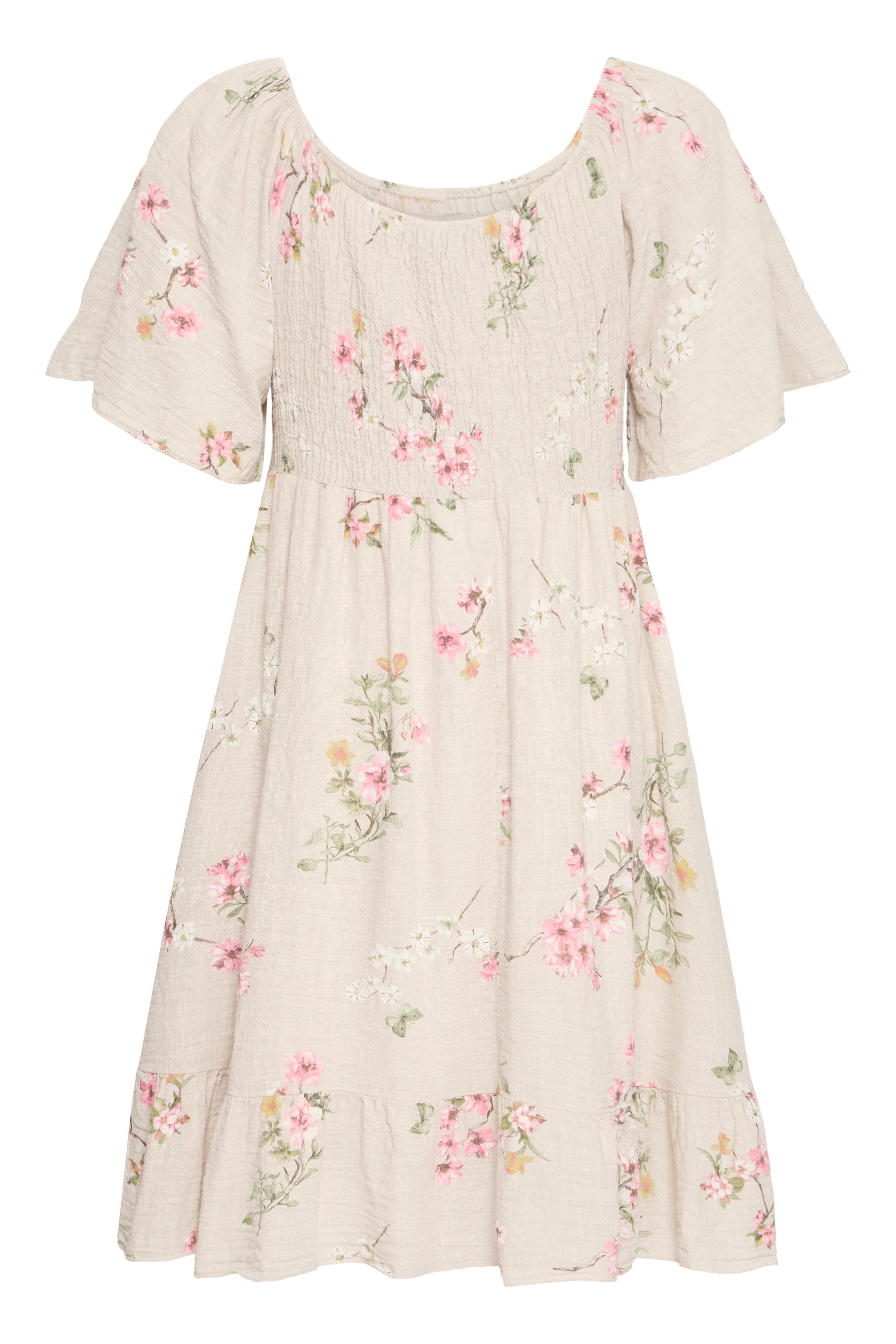 Sorbet - Alexa Long  Dress - Sandshell