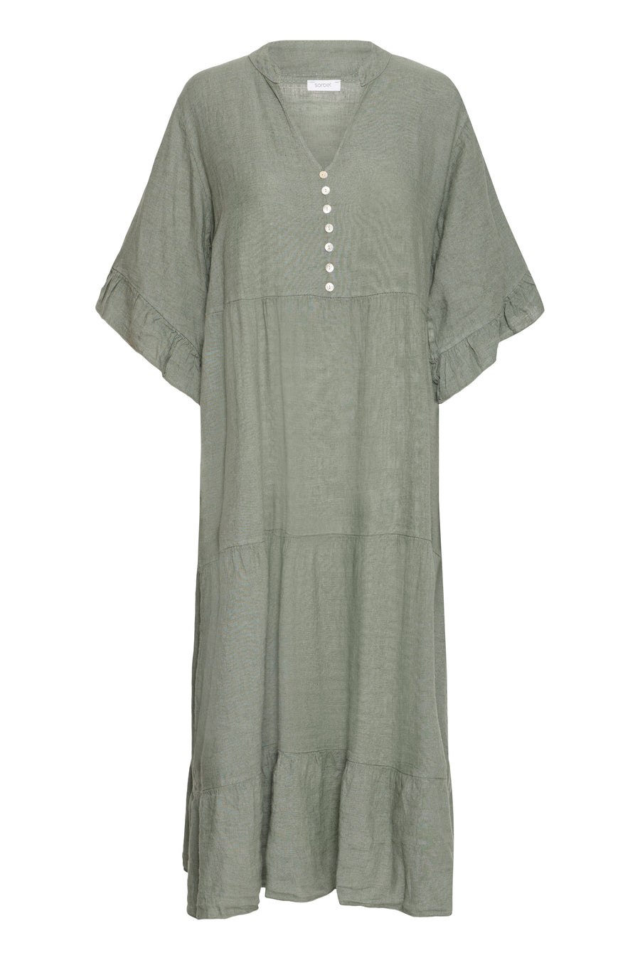 Live - Sorbet - Fontanelle long dress - Olive