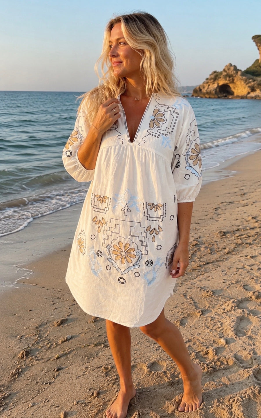 OMHU - Bolette dress - White
