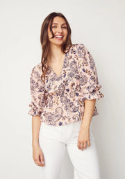 ISay - Bitten Whaistband Blouse