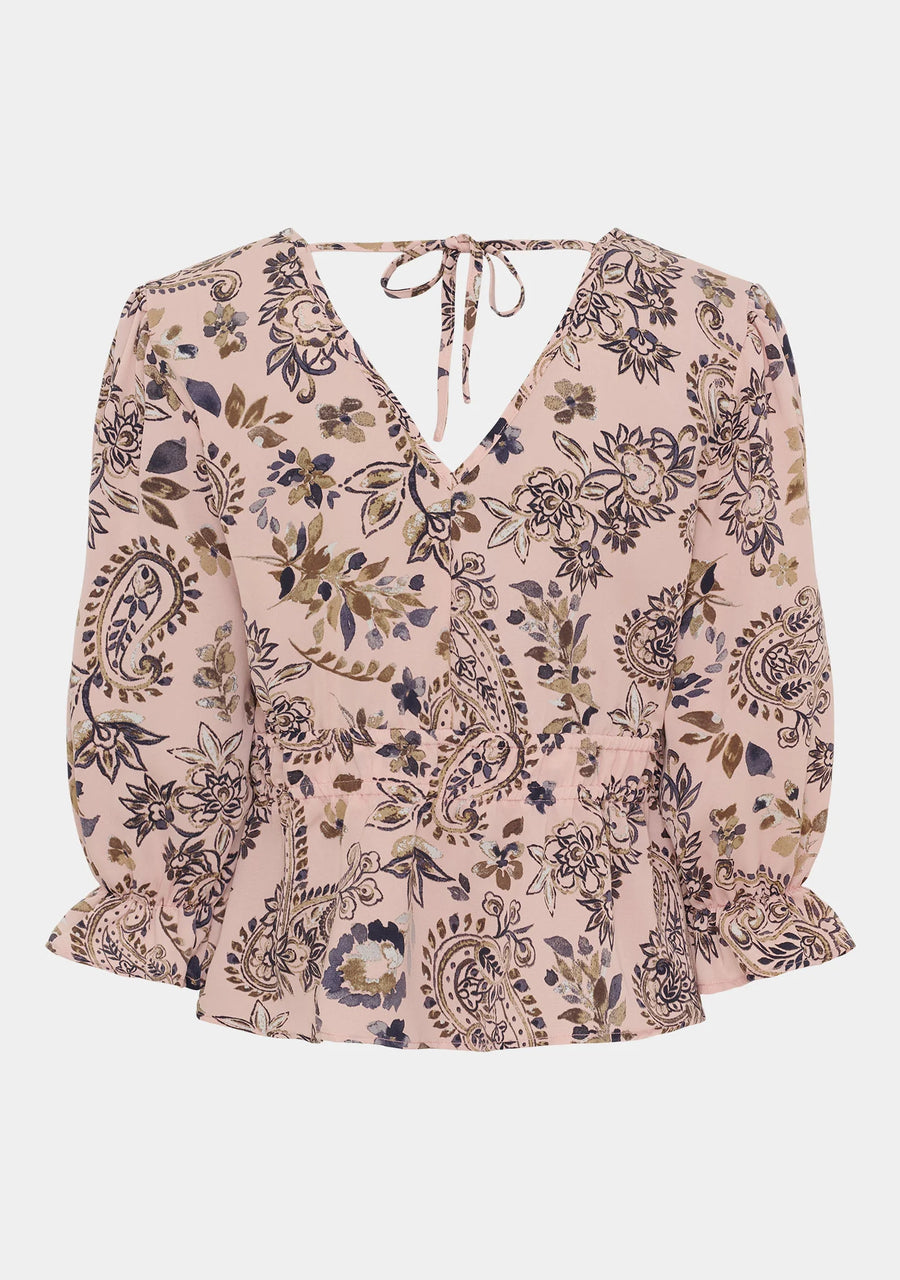 ISay - Bitten Whaistband Blouse