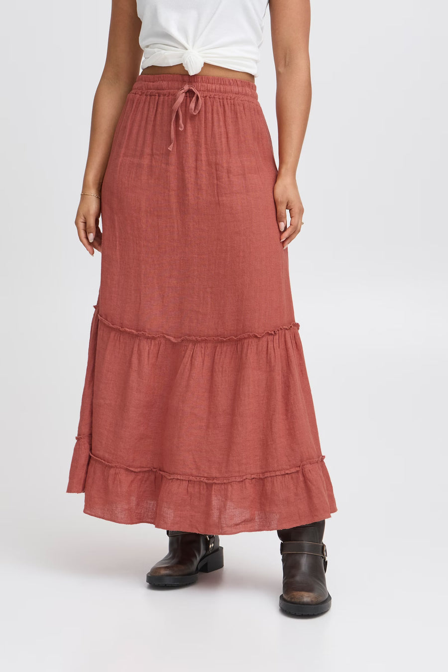 Sorbet - Fontanelle skirt - Redwood