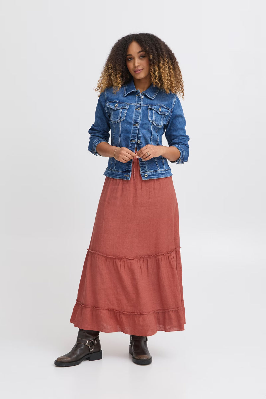 Sorbet - Fontanelle skirt - Redwood