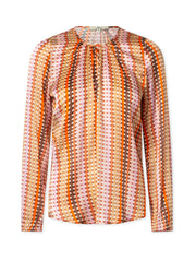CHarlotte Sparre - Dotty button up - Orange