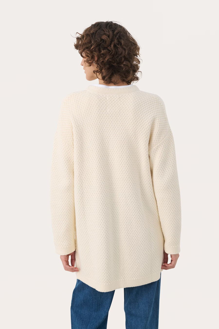 Part Two - Niya cardigan - Rå hvid