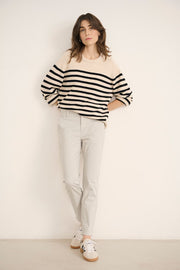 Part Two - Niaka pullover - Sort/hvid