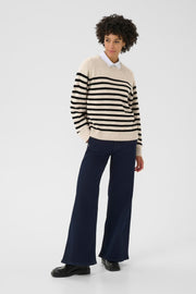 Part Two - Niaka pullover - Sort/hvid
