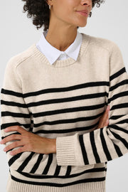 Part Two - Niaka pullover - Sort/hvid