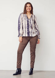 ISay - Melba Flounce - Earth tones