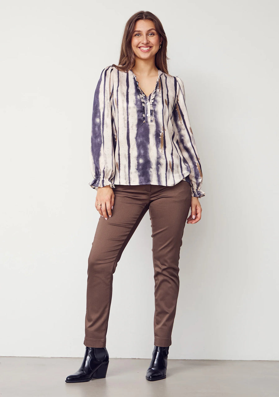 ISay - Melba Flounce - Earth tones
