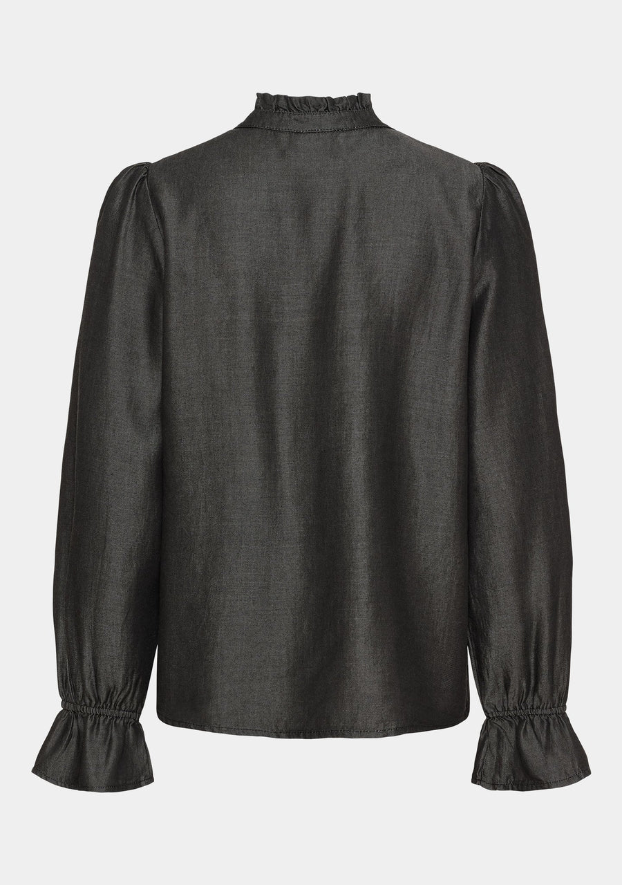 Isay - Ganja flounce shirt - Grey
