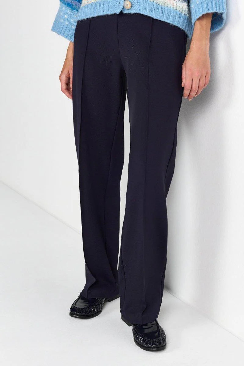 Rich and Royal - Wide pants - Midnigt blue