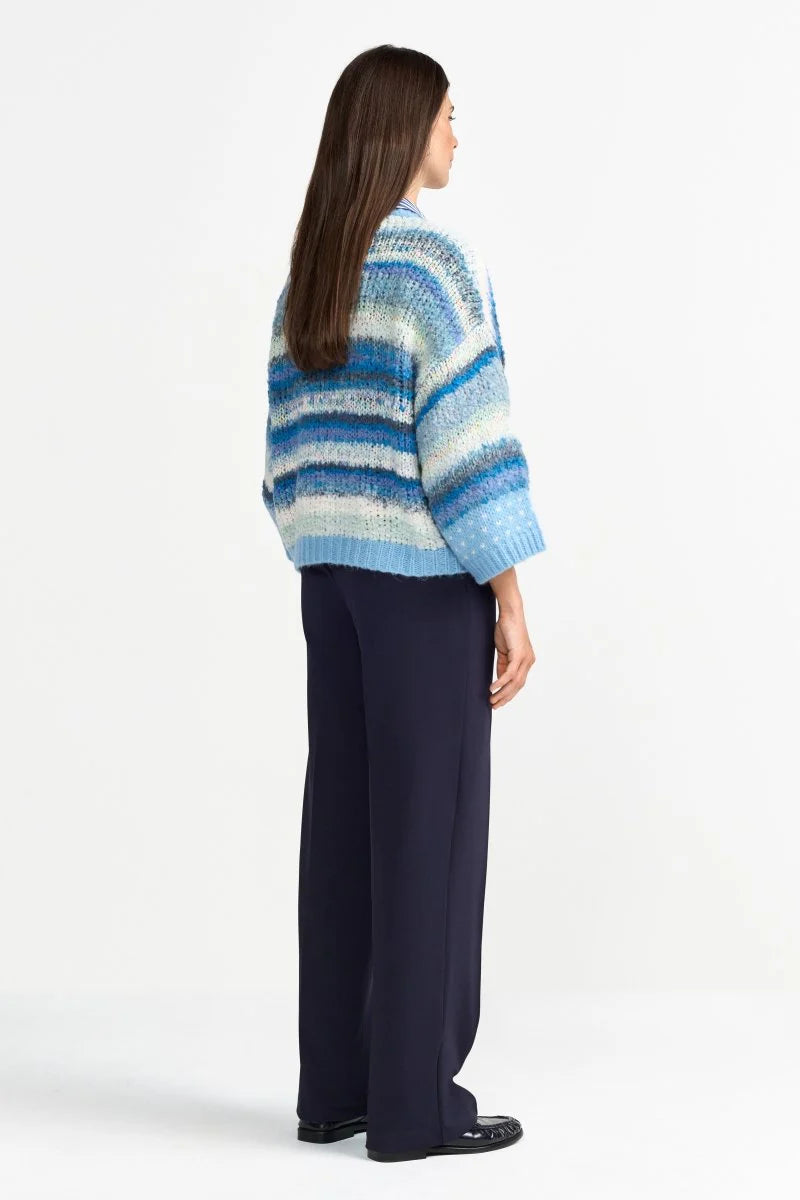 Rich and Royal - Wide pants - Midnigt blue