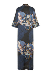 Dea Kudibal - Helga Kimono dress - Alepidia blue