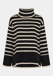Isay - Frigga rollneck - Black