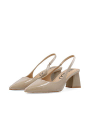 Bianco - Maralyn slingback - Nougat