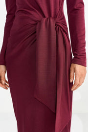 Rich&Royal - Midi dress - Ruby Glow