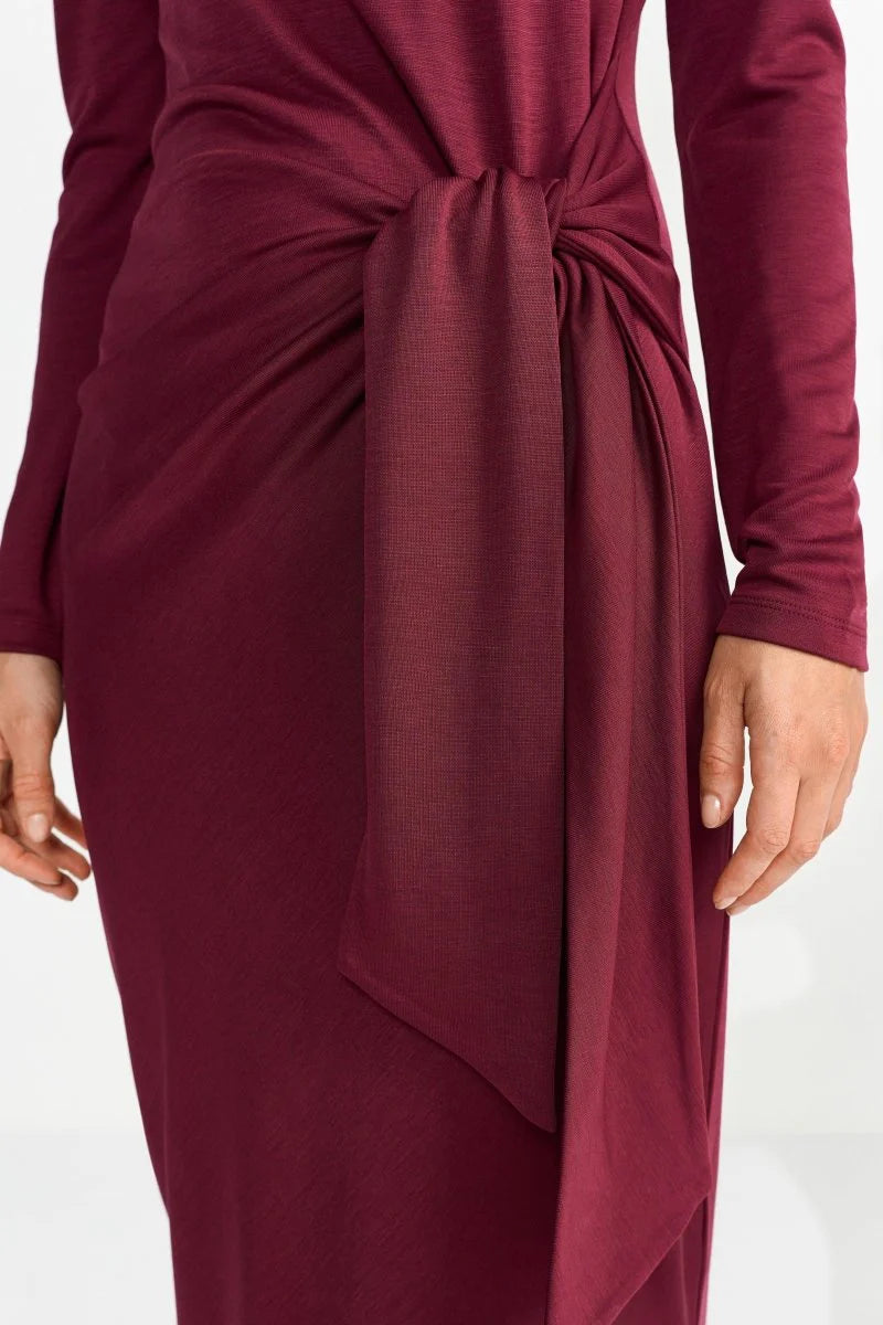 Rich&Royal - Midi dress - Ruby Glow