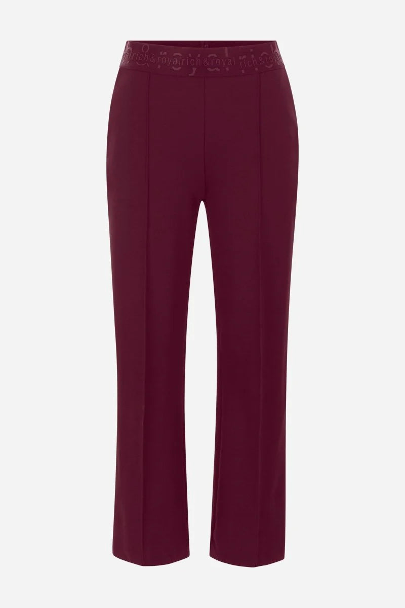 Rich&Royal - Wide pant - Ruby glow