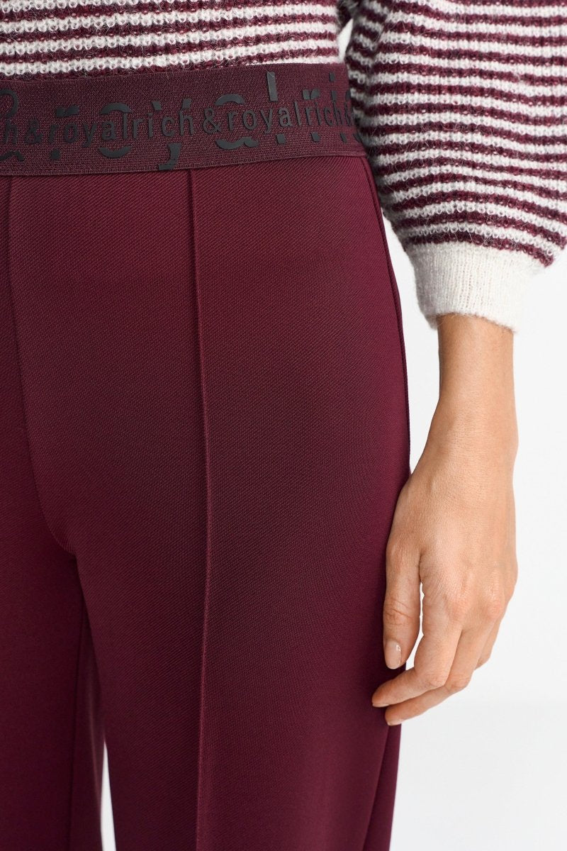 Rich&Royal - Wide pant - Ruby glow
