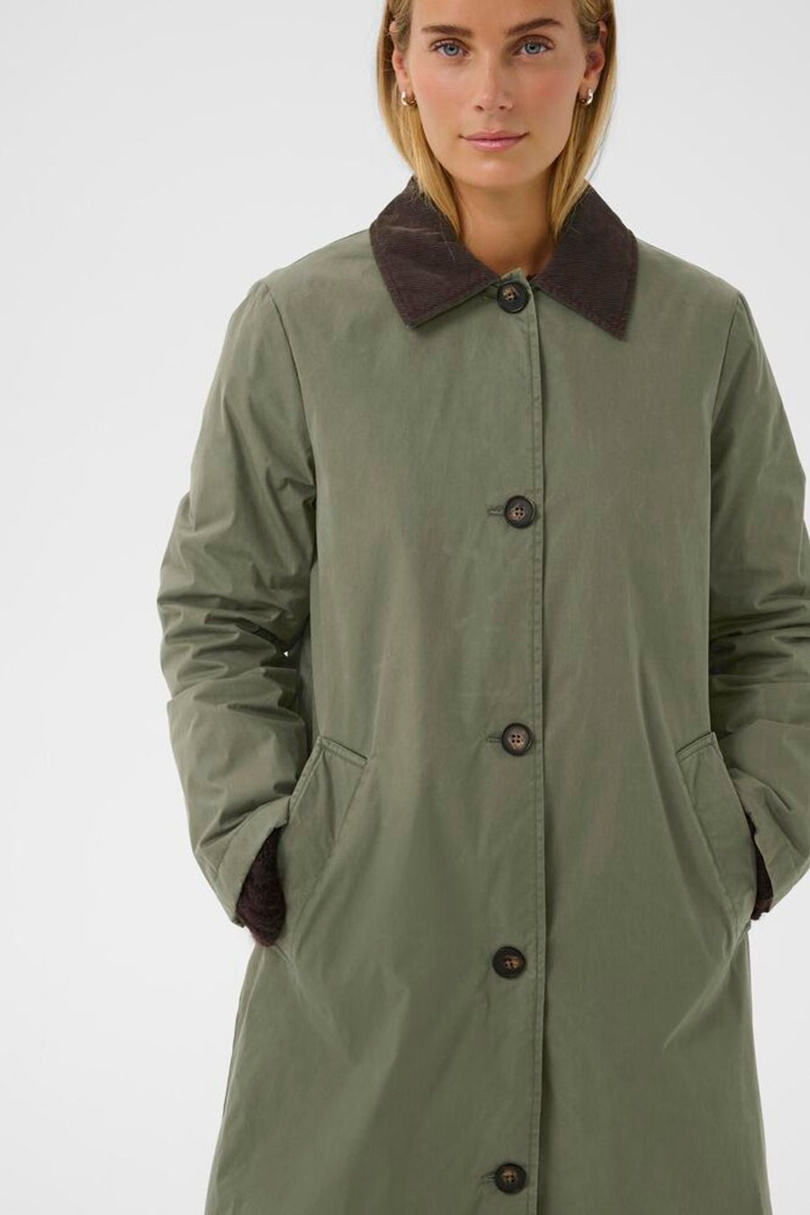 Part Two - Sema Trenchcoat - Grape Leaf