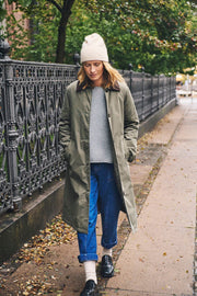 Part Two - Sema Trenchcoat - Grape Leaf