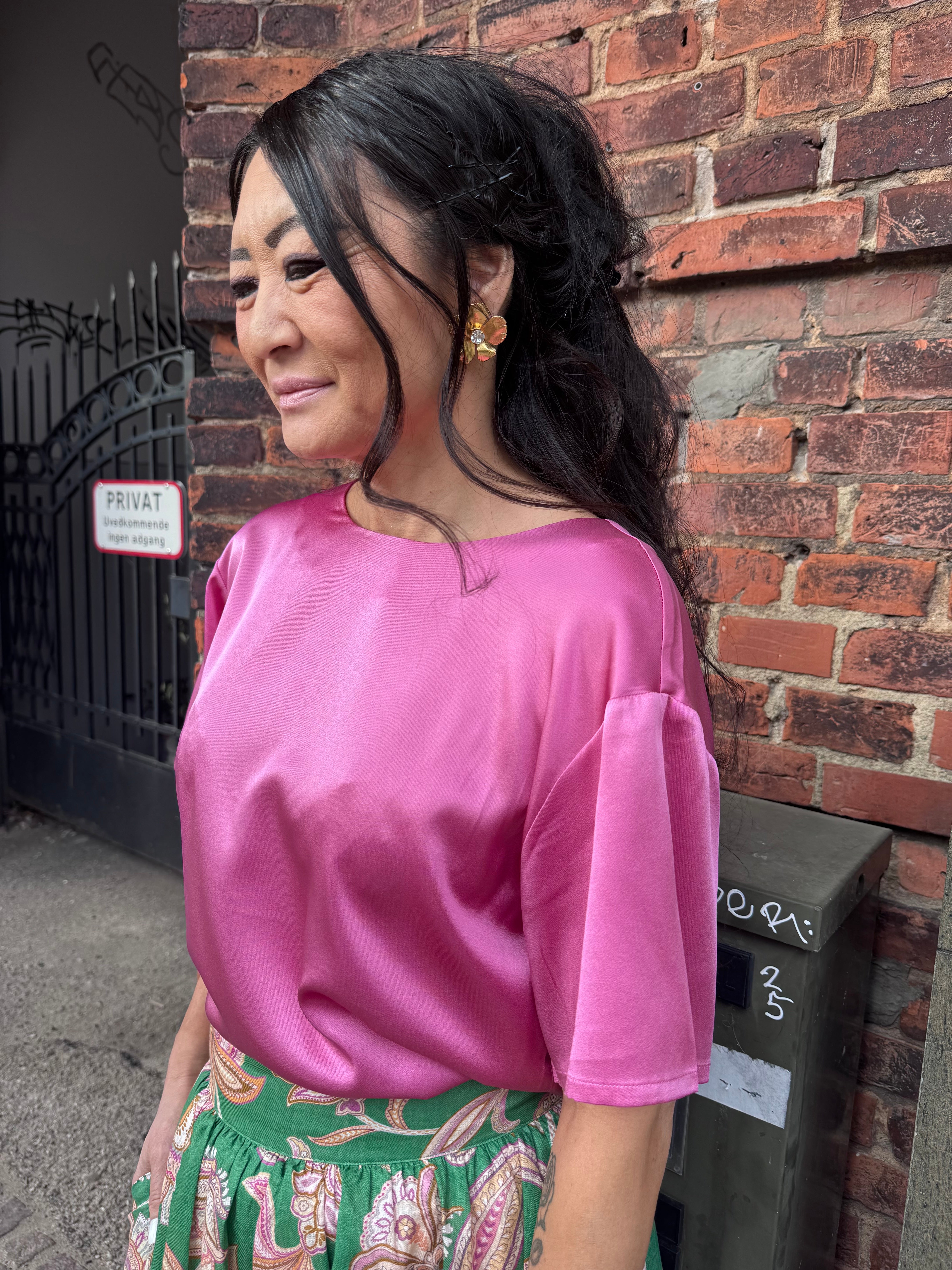 Dea Kudibal - Solana t-shirt - Flamingo