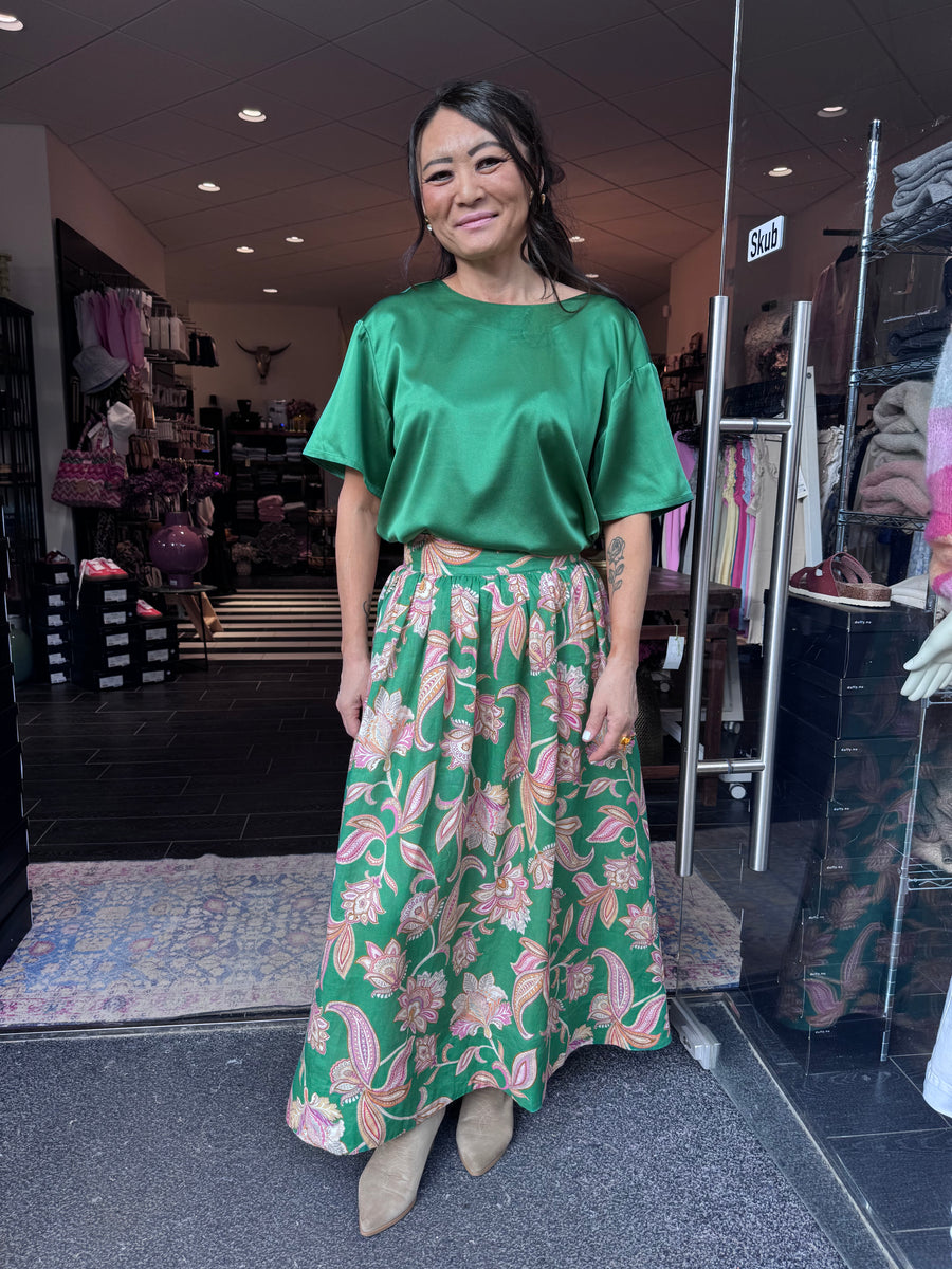 Dea Kudibal- Solana t-shirt - Park green