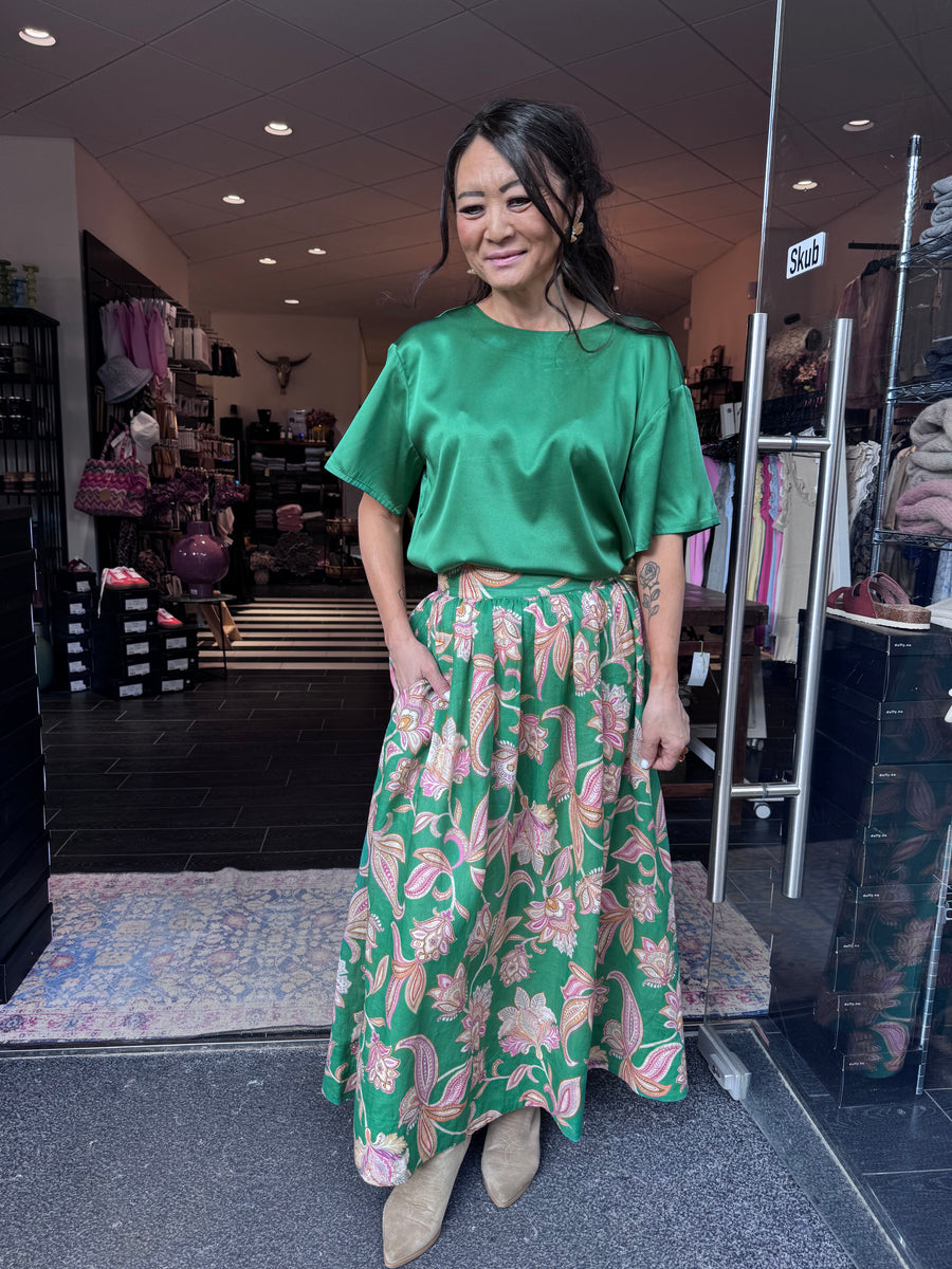 Dea Kudibal- Solana t-shirt - Park green