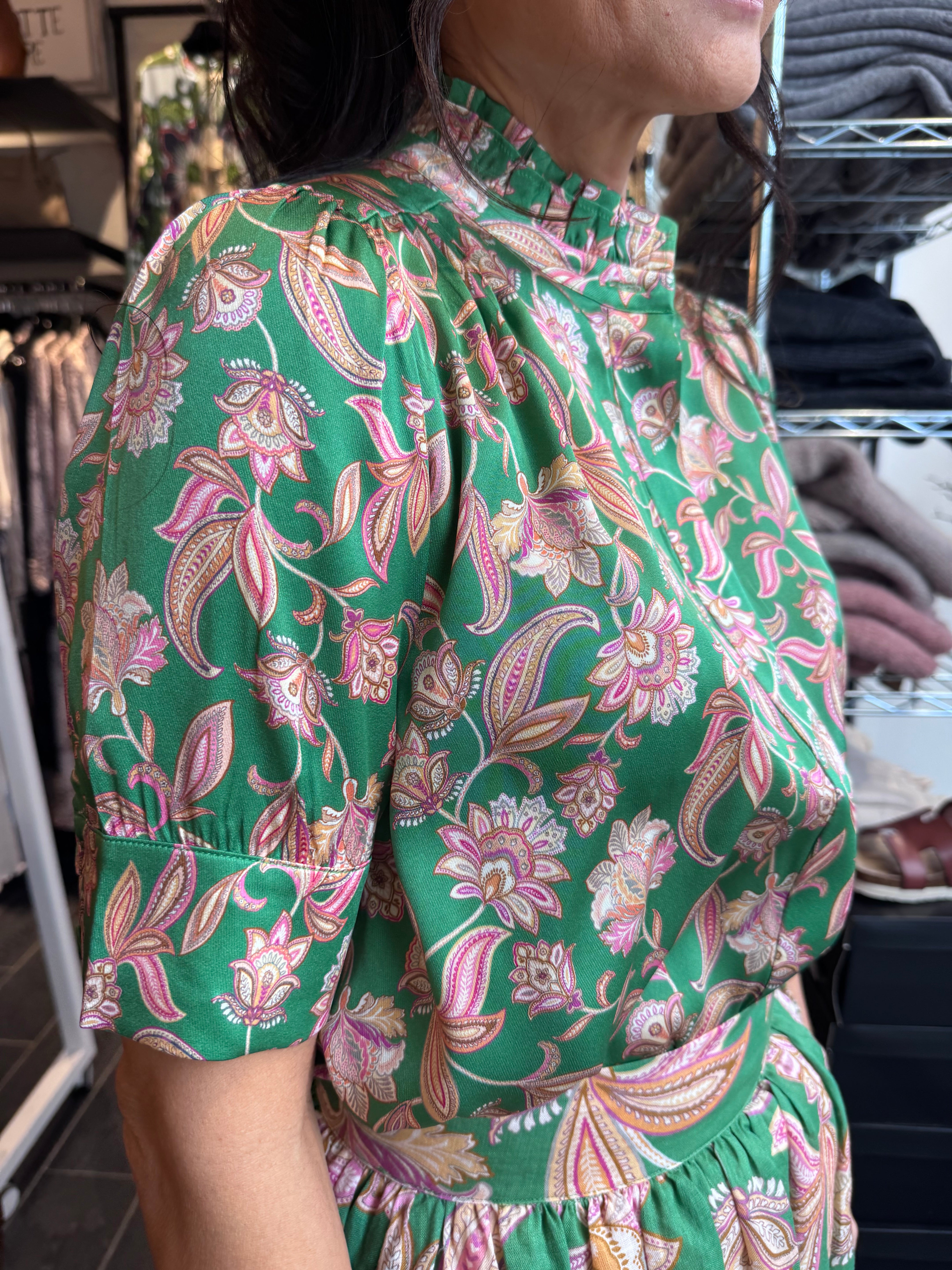 Dea Kudibal - Robertas shirt - Paisley green