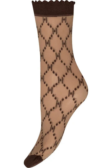 Hype The Detail - Socks logo- natur/sort
