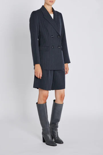 Bruuns Bazaar - Apricot Linda blazer - blue stripe