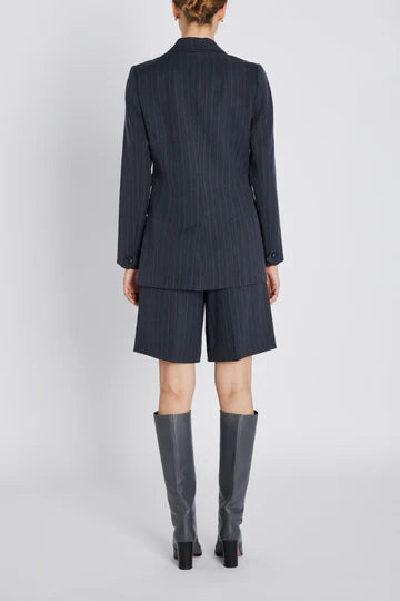 Bruuns Bazaar - Apricot Linda blazer - blue stripe