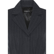 Brunns Bazaar - Apricot urwa waistcoat - Blue stripe