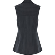 Brunns Bazaar - Apricot urwa waistcoat - Blue stripe
