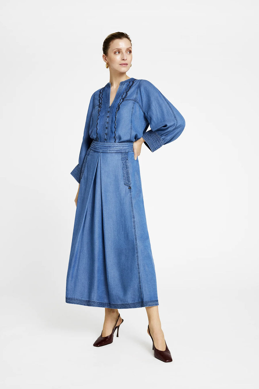 Gustav - Mabell midi skirt