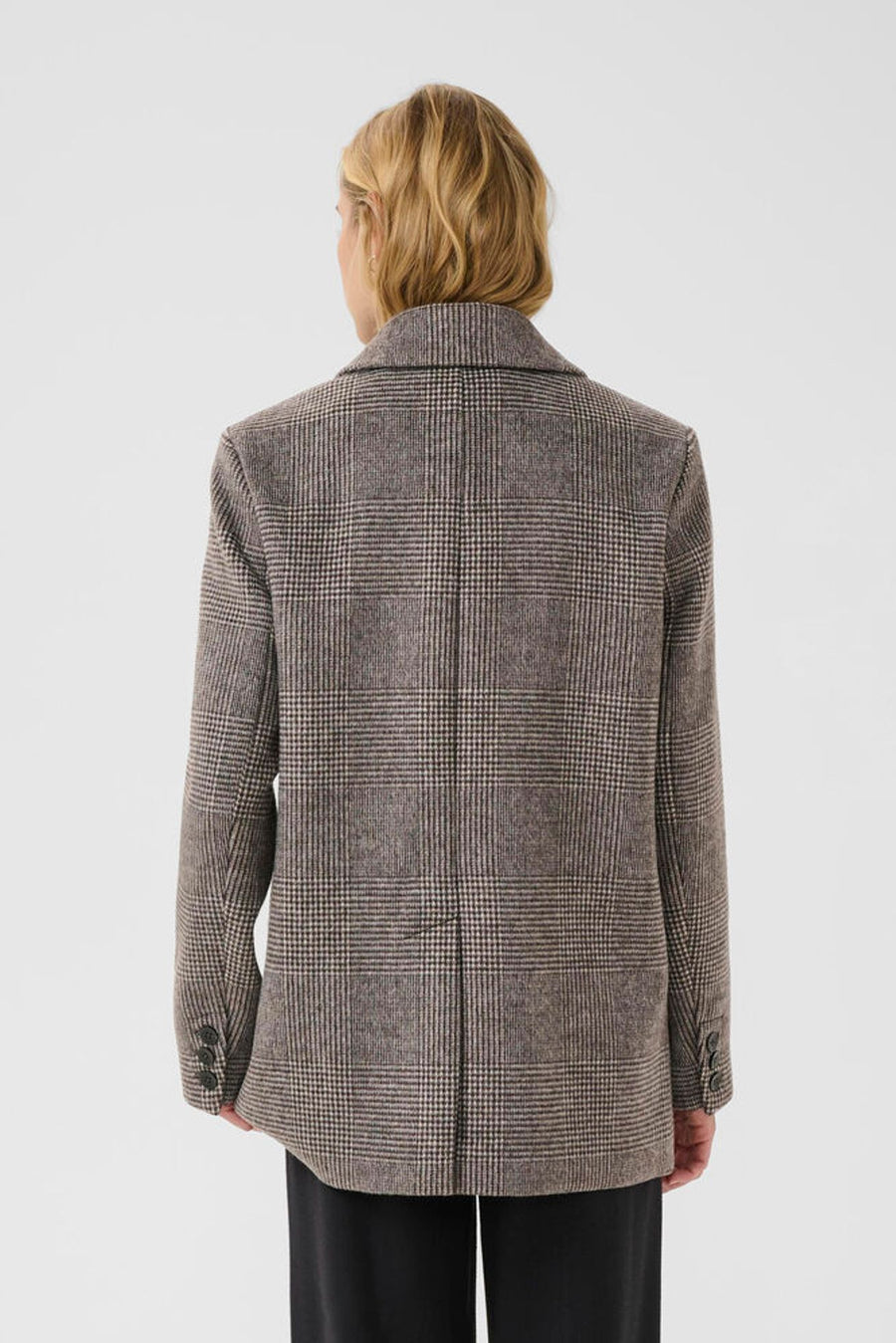 Part Two - Seline coat - Brown check