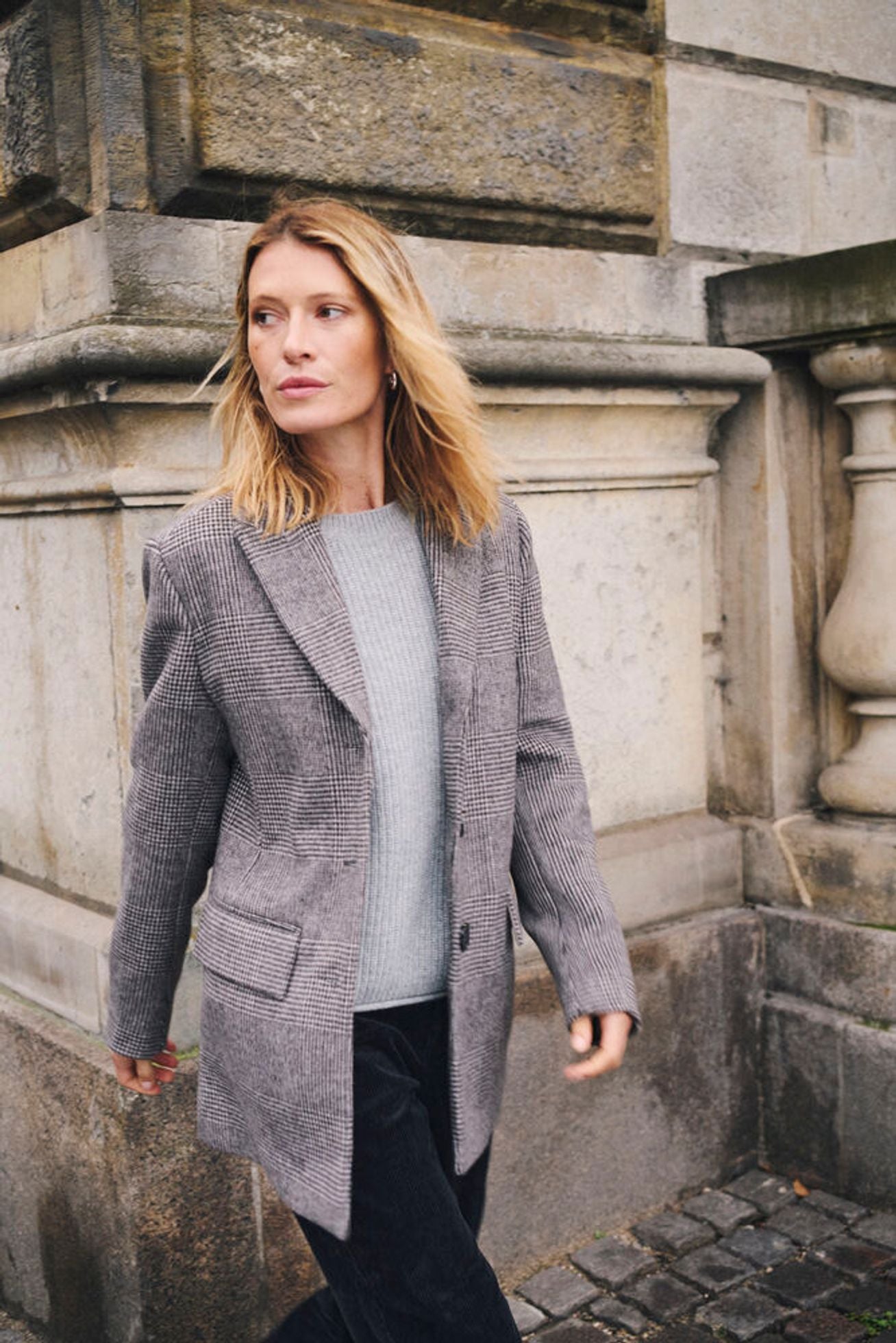 Part Two - Seline coat - Brown check