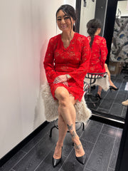 Bruuns Bazaar - Nypa toruna dress - True red