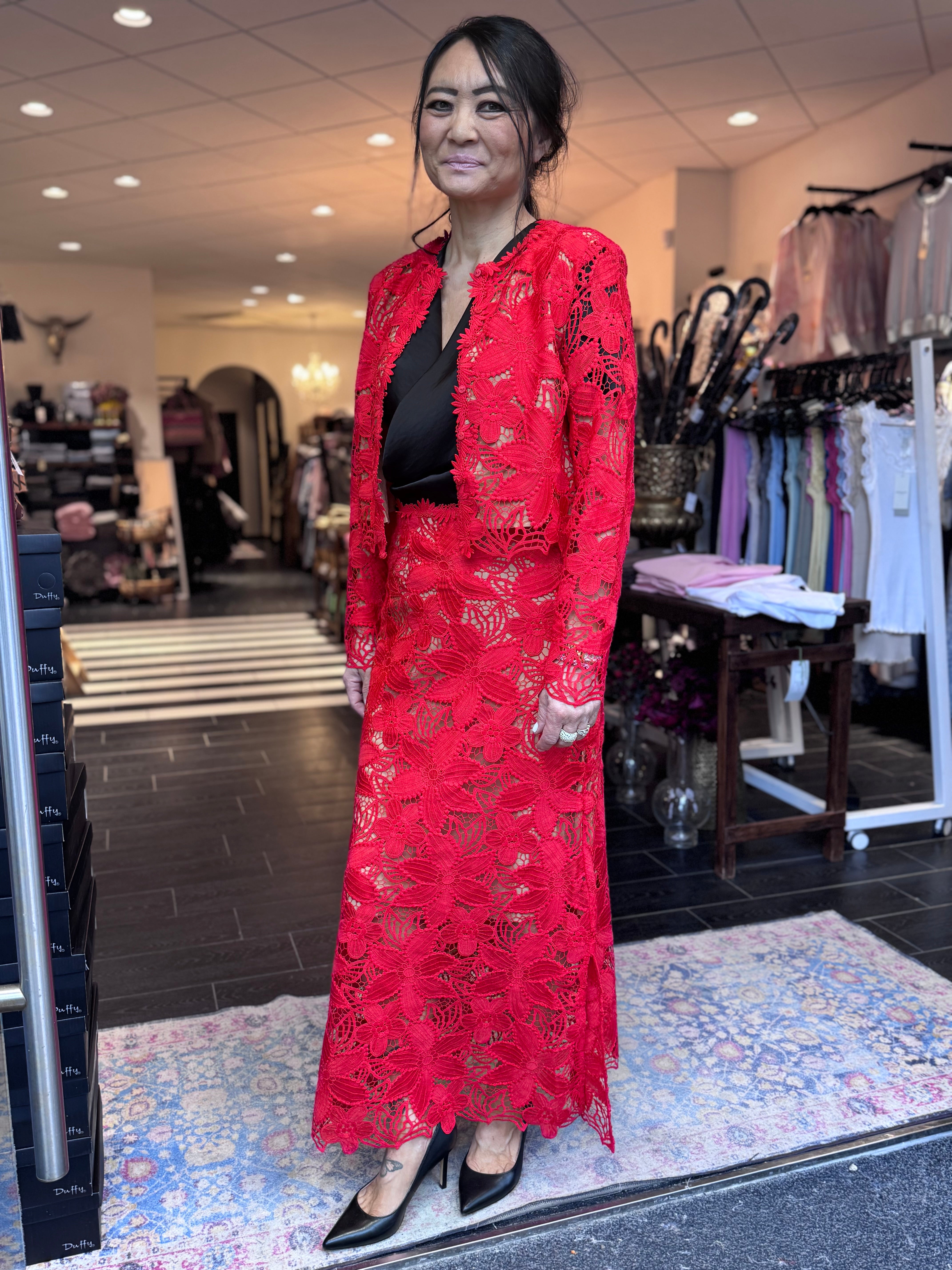 Bruuns Bazaar - Nypa toqa jacket - True red